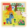DJECO - EDUKACYJNE PUZZLE DREWNIANE FARMA