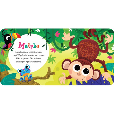 Baw się i dotknij. W dżungli. Książeczka sensoryczna