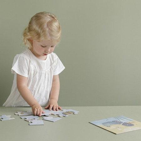 Little Dutch Puzzle 4 rodzaje zwierzątek Little Goose