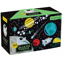 Mudpuppy Puzzle świecące w ciemności Kosmos 100 5+