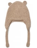 Liewood – Czapeczka niemowlęca z uszkami, 9-12 miesięcy - 50% wełna merino i 50% bawełna, bonetka - jesień zima