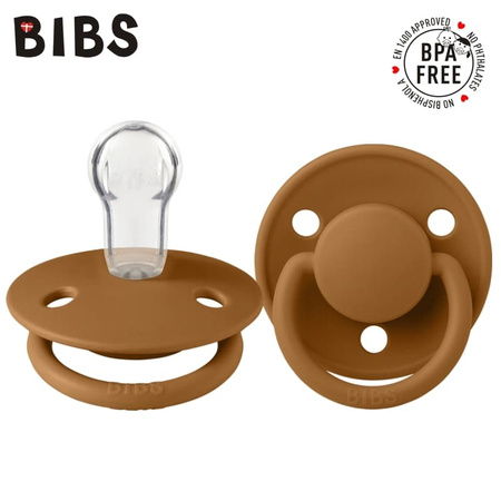 BIBS DE LUX CARAMEL Smoczek uspokajający silikonowy ONE SIZE