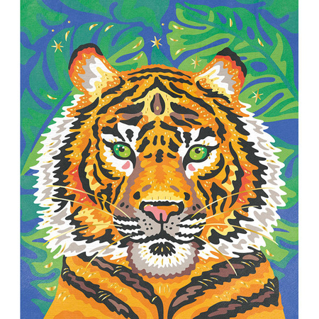 Janod Zestaw kreat Malowanie po numerach Dzikie ko