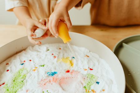 Jellystone, Tacka sensoryczna dla dzieci Play Tray 2w1Lilac, kolor fioletowy