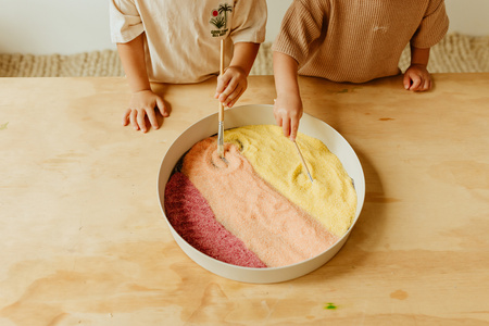 Jellystone, Tacka sensoryczna dla dzieci Play Tray 2w1Lilac, kolor fioletowy