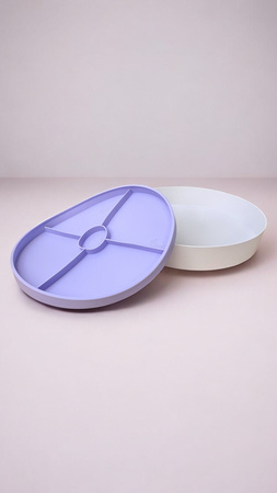 Jellystone, Tacka sensoryczna dla dzieci Play Tray 2w1Lilac, kolor fioletowy