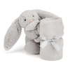 JellyCat króliczek szmatka srebrny 34cm