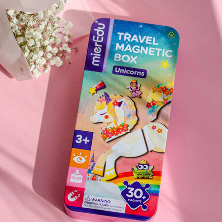 mierEdu Układanka magnetyczna - Jednorożce