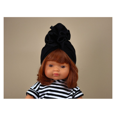 Miniland Doll Turban Czarny ROZMIAR 38