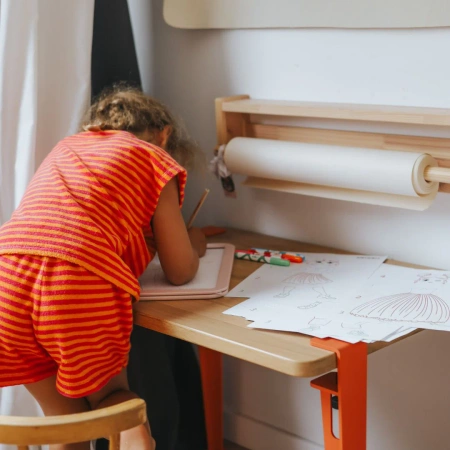 Podświetlany tablet rysunkowy +5 Kidydraw Pro Kidywolf różowy - Kreatywny zestaw do projektowania mody