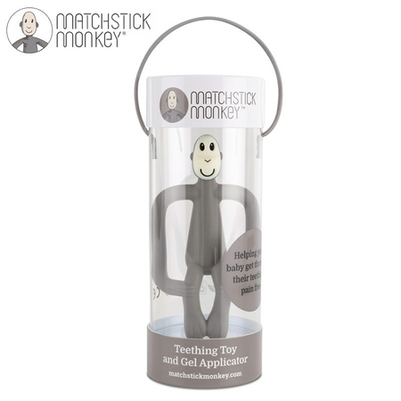 Matchstick Monkey Grey Gryzak Masujący ze Szczoteczką
