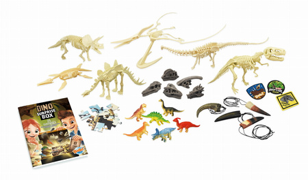 Buki Pudełko 25 niespodzianek z dinozaurami