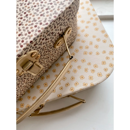 KONGES SLOJD zestaw 2 walizeczek Buttercup yellow/Rosarie