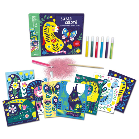 Auzou Kolorowanie piaskiem Zwierzątka