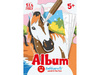 Album do kolorowania piaskiem Konie 5l+ SABBIARELLI
