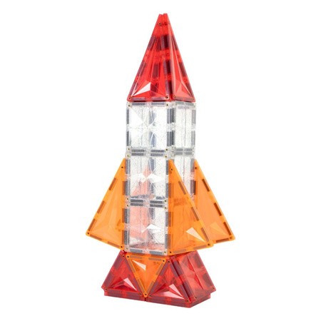 Cleverclixx – Klocki magnetyczne Inventive Pack Intense 110 el. + 15 el. brokatowych GRATIS