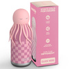 Asobu Bestie - Butelka termiczna, bidon ze słomką Meduza różowa 460 ml