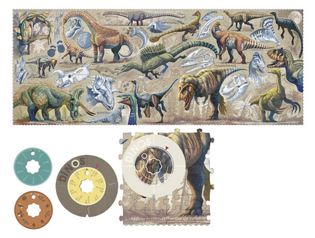 LONDJI Puzzle obserwacyjne Dinos - 350 el.