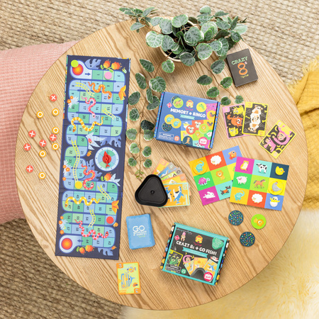 Tiger Tribe Magnetyczne gry podróżne – Węże i Drabiny / Kółko i Krzyżyk