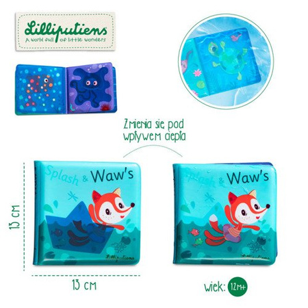 Magiczna książeczka do kąpieli Lisiczka Alice