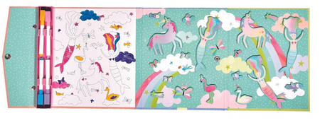 Floss&Rock Kraina Fantazji Zestaw magnetycznych i plastycznych zabaw 4 w 1