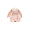 JellyCat Króliczek z Kwiecistymi Uszami Pudrowy Róż „Cherry” 31 cm