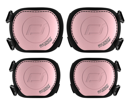SCOOTANDRIDE Zestaw ochraniaczy dla dzieci XXS Rose