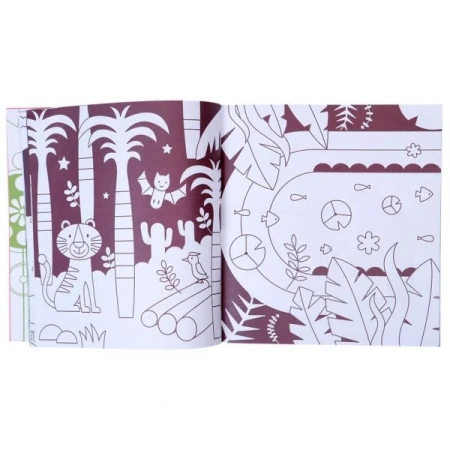 mideer Kolorowanka mideer – Imprezaróżowych bąbelków (80 kolorowanek)