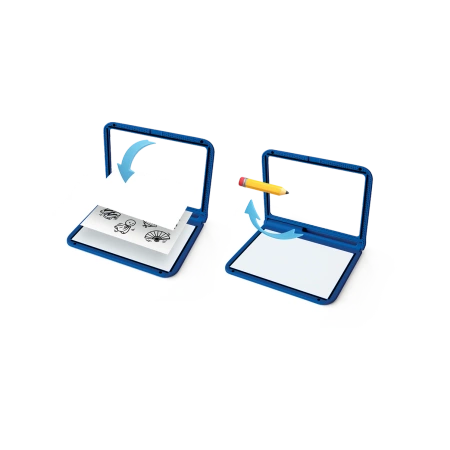 Podświetlany tablet rysunkowy +8 Kidydraw Pro Kidywolf niebieski - Manga