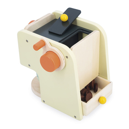 Janod Drewniany ekspres ciśnieniowy do kawy z akcesoriami Shiny Grandma 3+