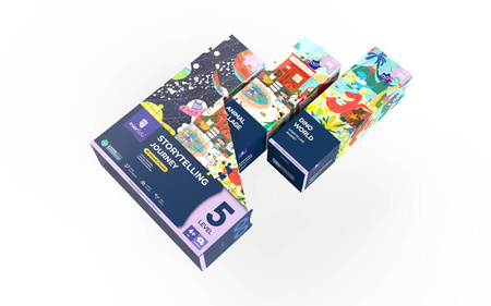 mierEdu Puzzle progresywne - Opowiadaj historie - Poziom 5 (4+)