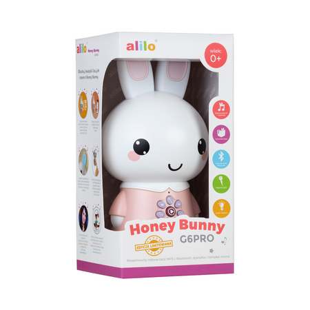 Alilo Króliczek Honey Bunny G6PRO pudrowy róż