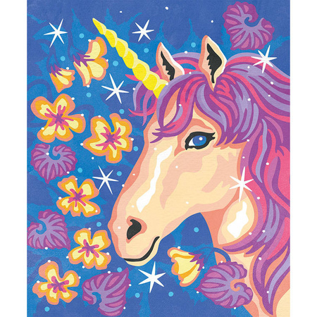 Janod Zestaw kreat. Malowanie po num. Jednorożce