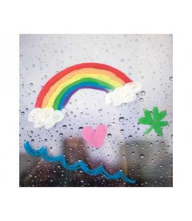 Ooly Kredki Żelowe Do Malowanie Na Szkle - Kredki Na Deszczowe Dni - Rainy Dayz