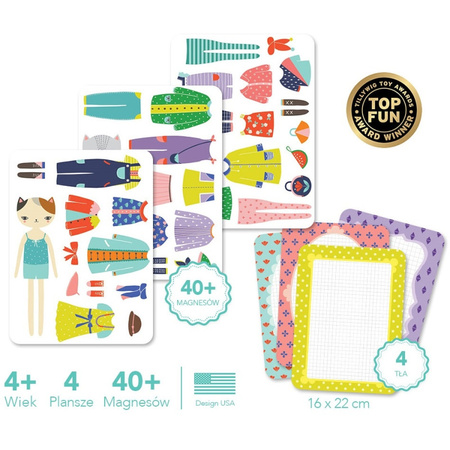 Mudpuppy Magnetyczne Postacie Kocie modelki 4+