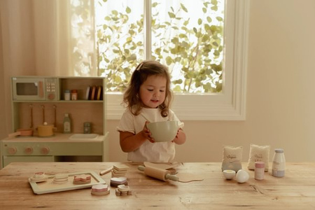 Little Dutch Zestaw do pieczenia FSC – drewniana zabawka kulinarna dla dzieci 3+