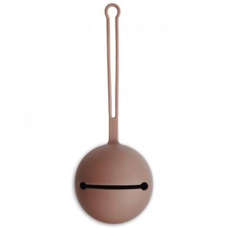 Mushie - Etui na smoczek do wózka Kula Ball Mauve