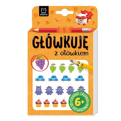 Główkuję z ołówkiem. Zadania, łamigłówki +6, Pomarańczowa