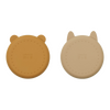 Liewood silikonowy talerz dla dzieci Olivia 2-pack Golden / Oat