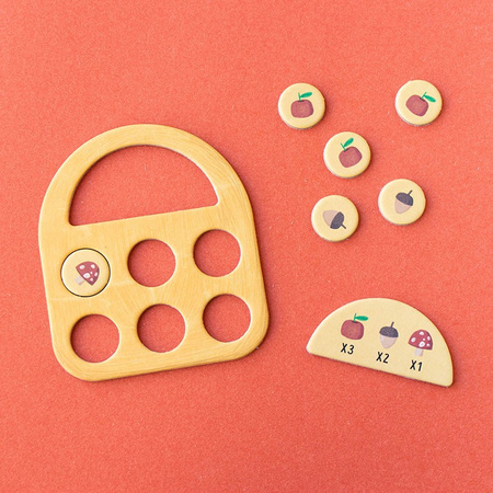 LONDJI Mini gra Strawberries - gra strategiczna dla dzieci i dorosłych