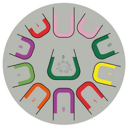 Tambú + 10 cali - duży bębenek językowy 11 tonowy miętowy - instrument muzyczny