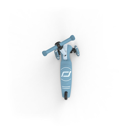 SCOOTANDRIDE Highwaykick 3S Hulajnoga z systemem sterowania 2w1 i kółkami LED składana 3+ Steel