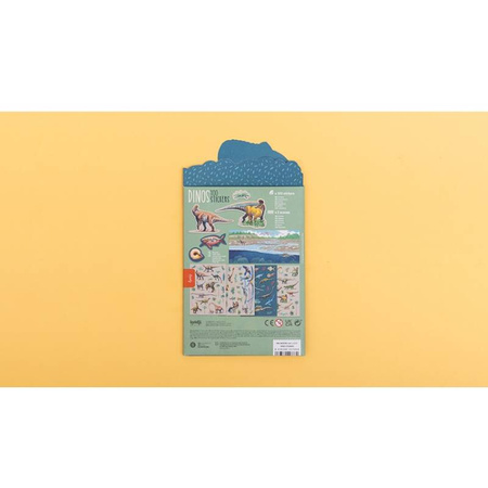 LONDJI Naklejki wielorazowe Dinozaury