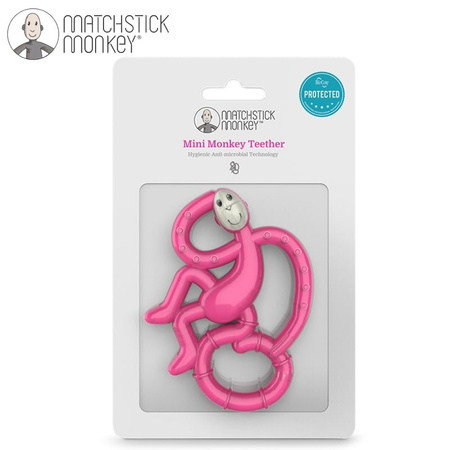 Matchstick Mini Monkey Pink Gryzak Masujący