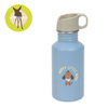 Lassig Bidon ze stali nierdzewnej z ustnikiem i uchwytem 500 ml Pattern Party Blue/green