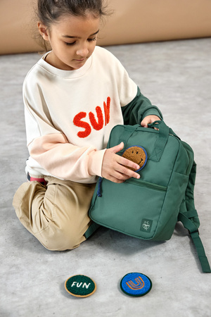 Lassig Mini Square Backpack Little Gang dark green