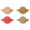 Liewood silikonowy kubek zestaw Gene 4-pack Apple red/tuscany rose