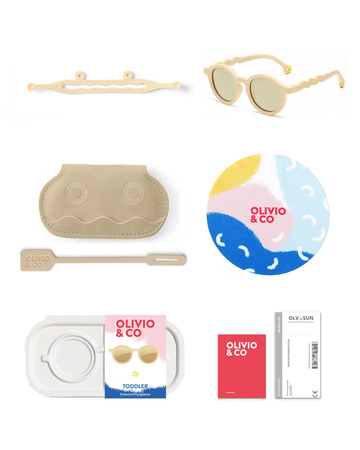 OLIVIO Oval Desert Sand Polarized 1-3