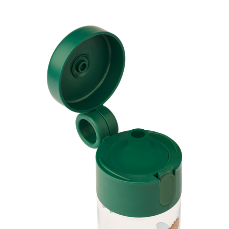 Liewood butelka, bidon tritanowy, odporna, bezpieczna, silikonowy ustnik Dinosaurs / Mist