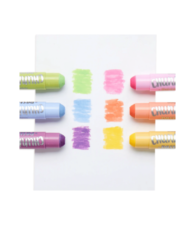Ooly Farba w Kredce 6 szt., Chunkies Paint Sticks - Pastelowe